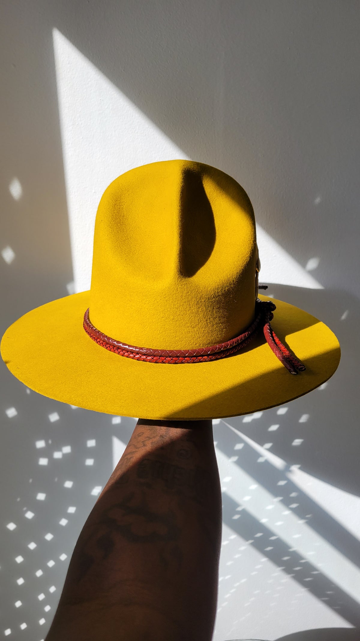 Custom Mustard hat