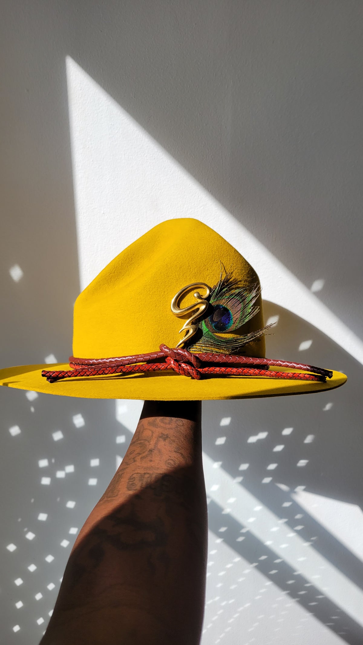 Custom Mustard hat
