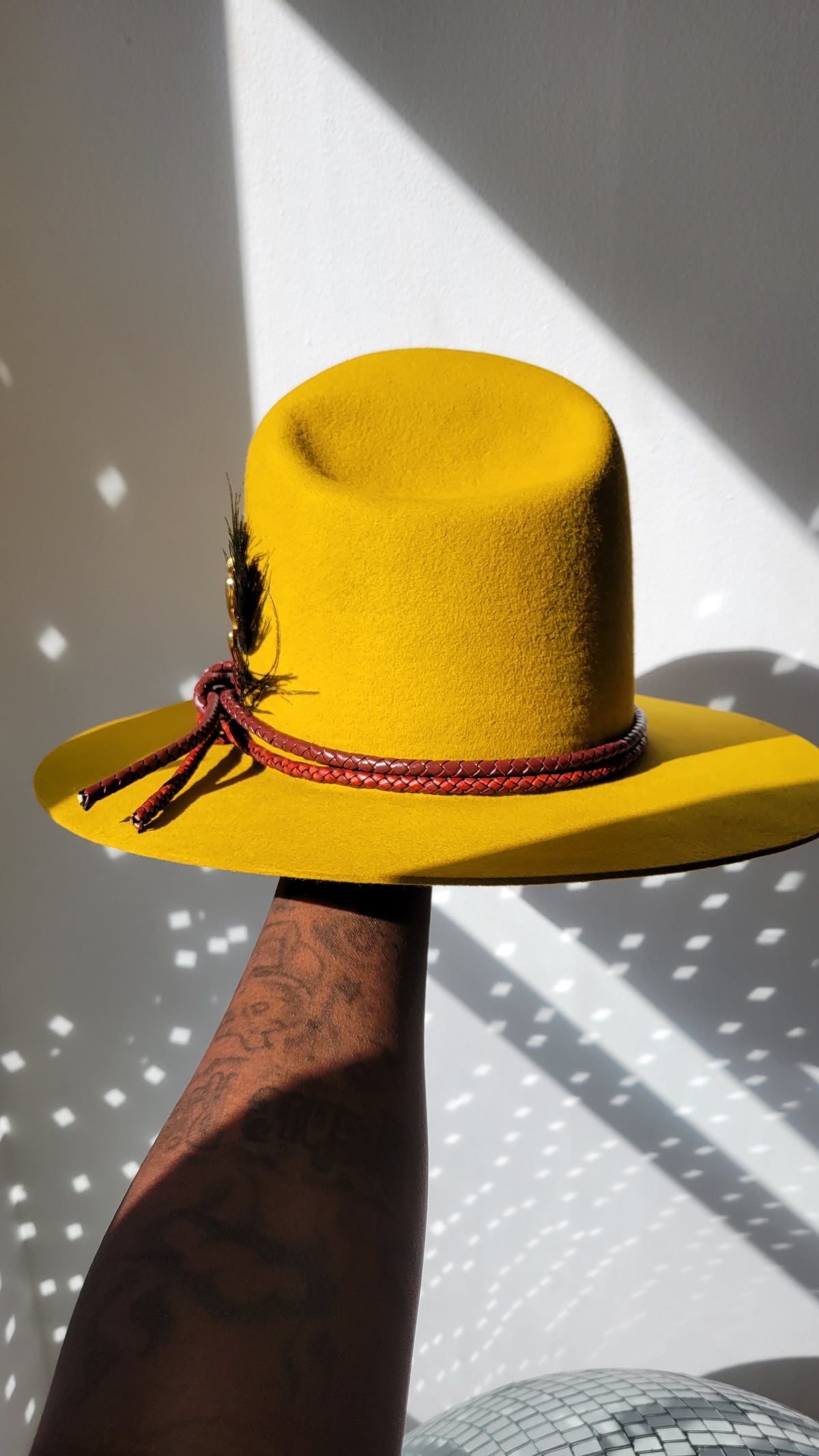 Custom Mustard hat