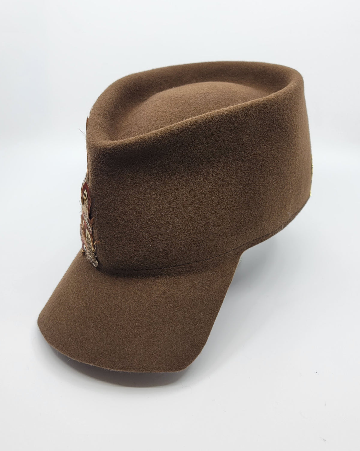 The Cleo Cap in Brown